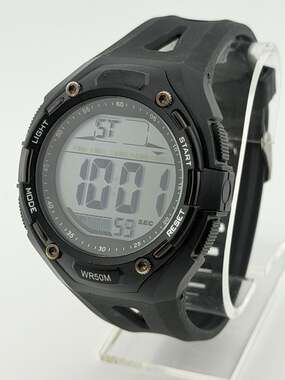 BOGO! - BrigadeQM BTW1801 Tactical Digital Sport Watch Black Strap NEW BATTERY